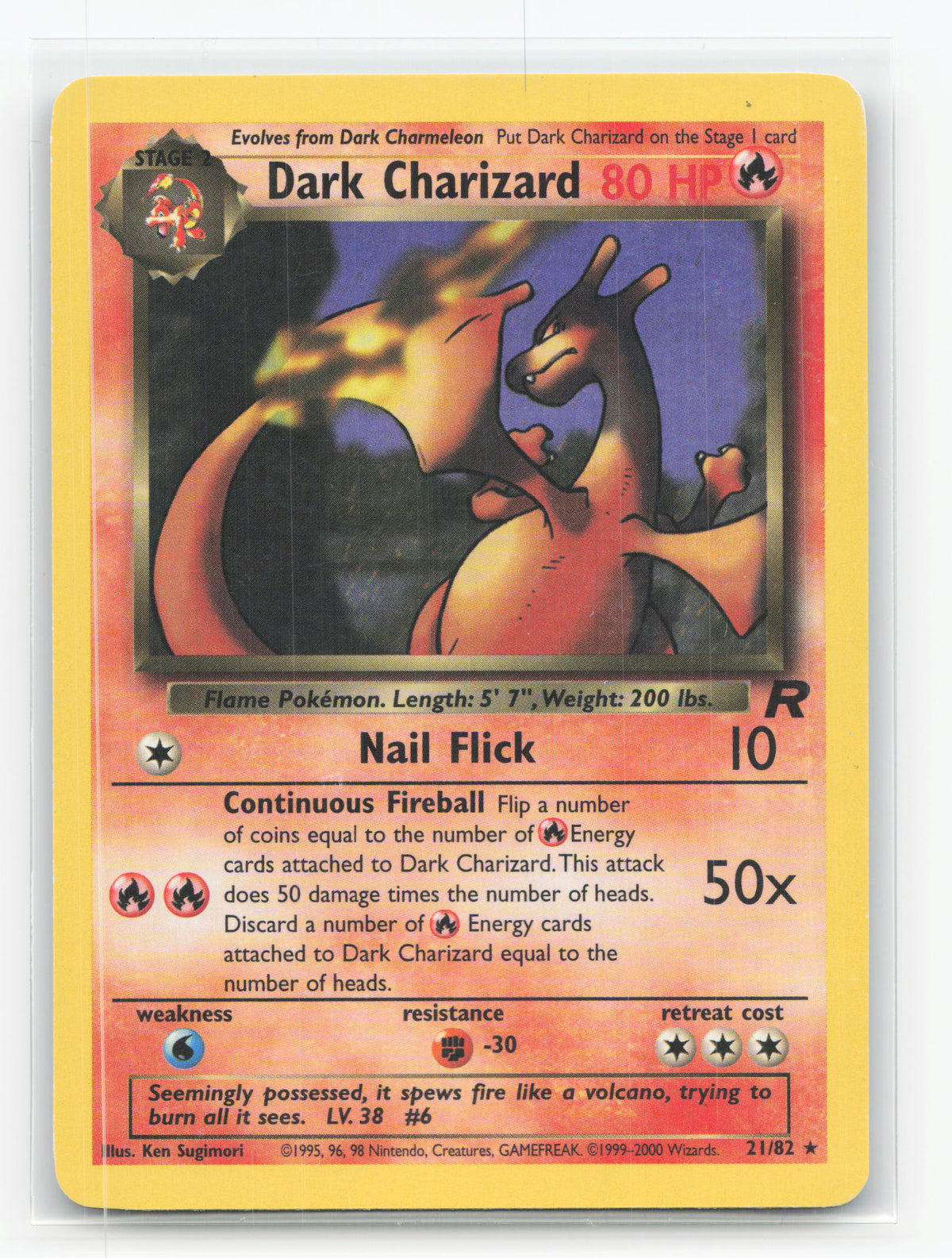 Dark Charizard 21/82 - Team Rocket