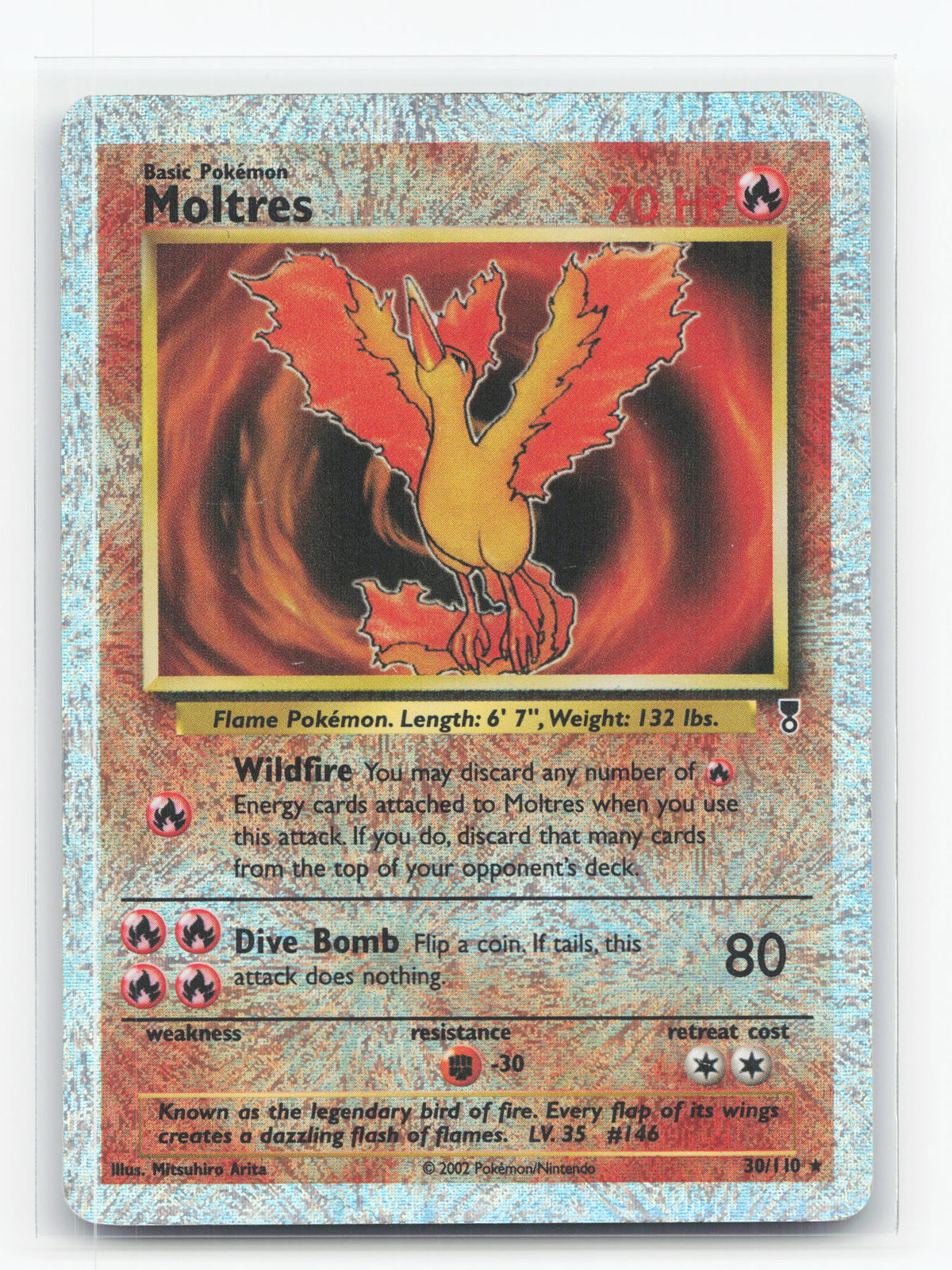 Moltres 30/110 Reverse Holo - Legendary Collection