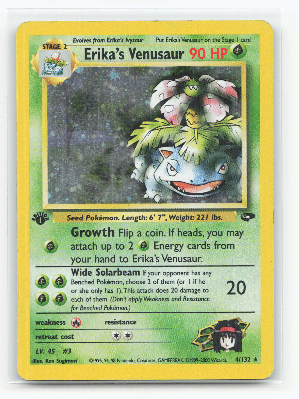 Erika's Venusaur 4/132 1st Edition Holo - Gym Challenge