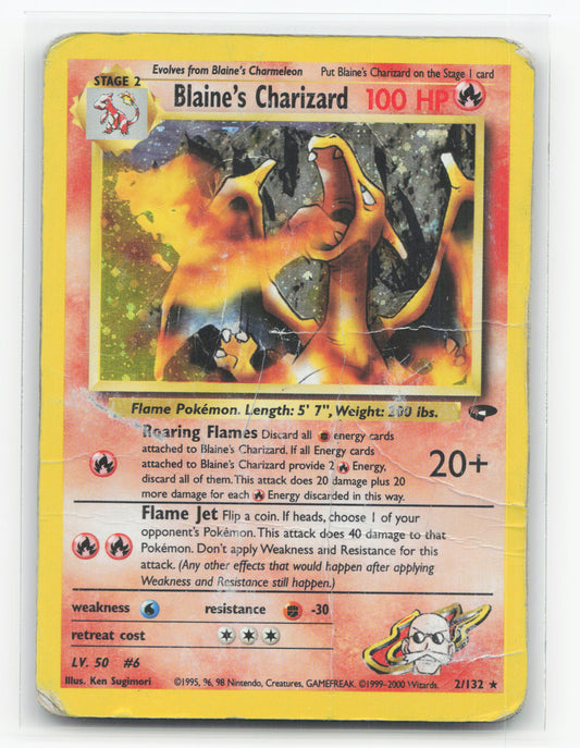 Blaine's Charizard 2/132 - Gym Challenge