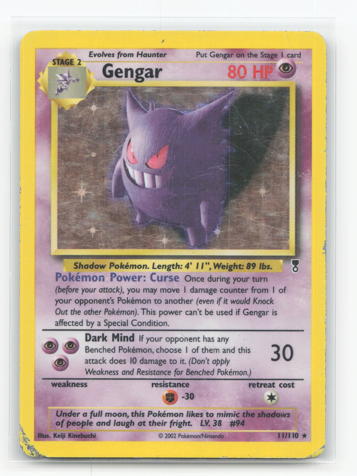 Gengar 11/110 - Legendary Collection