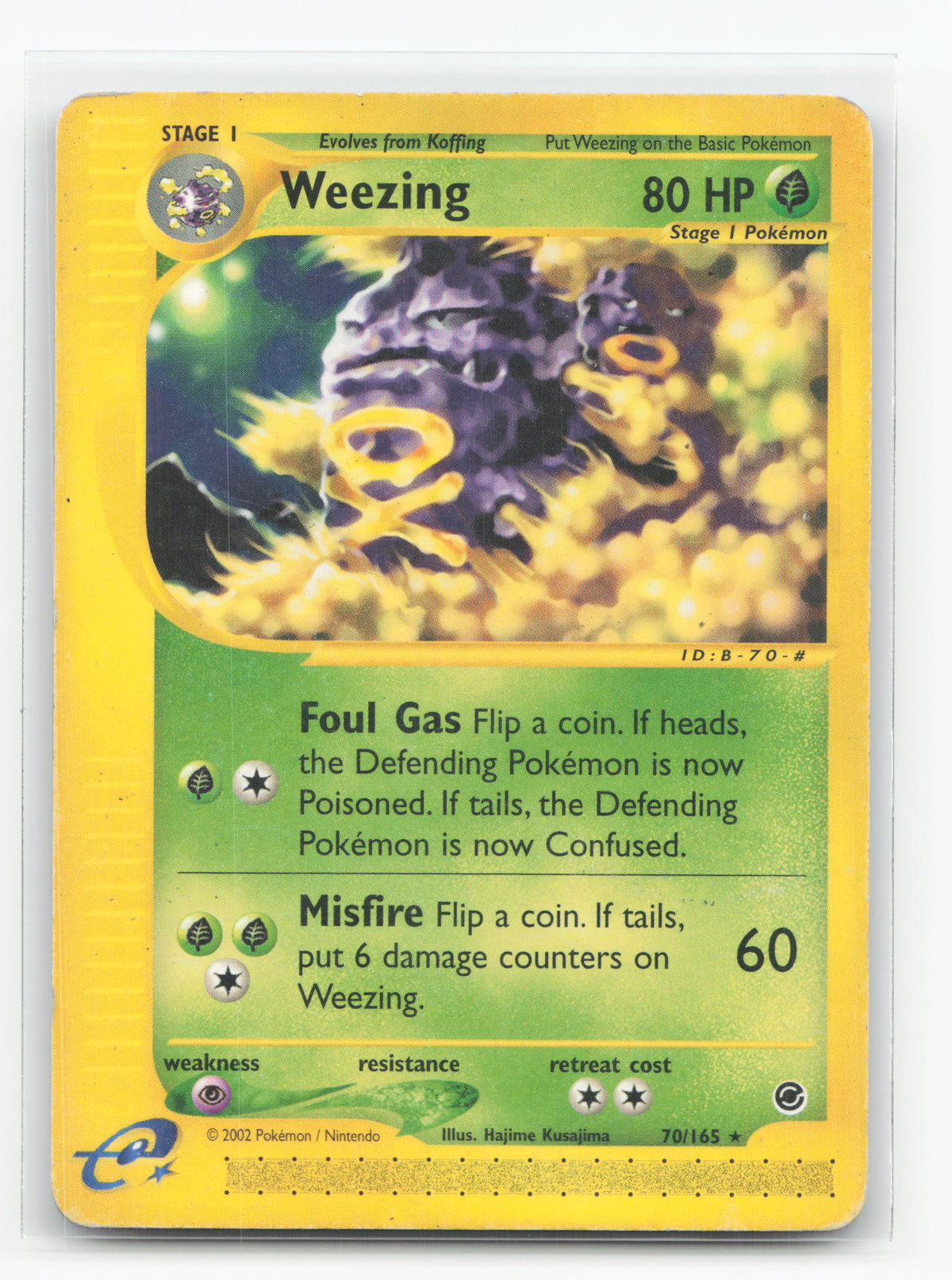 Weezing 70/165 - Expedition Base Set