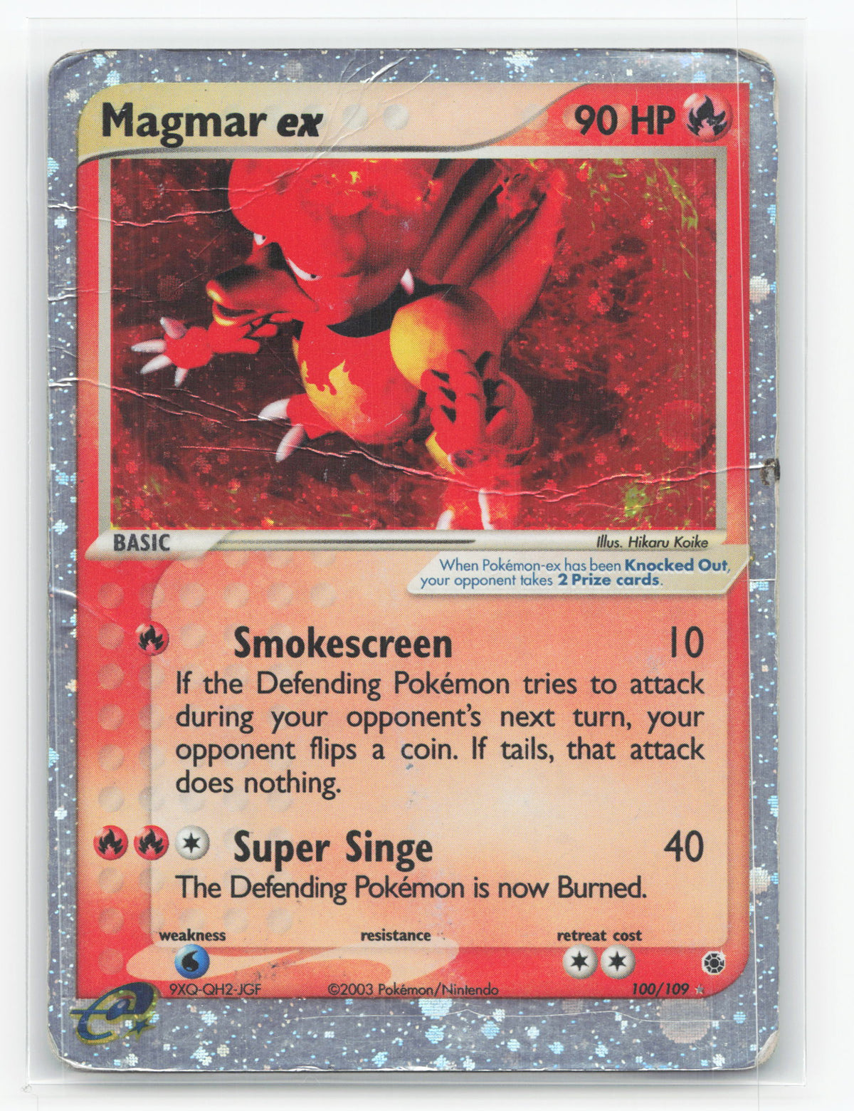 Magmar ex 100/109 - Ruby & Sapphire
