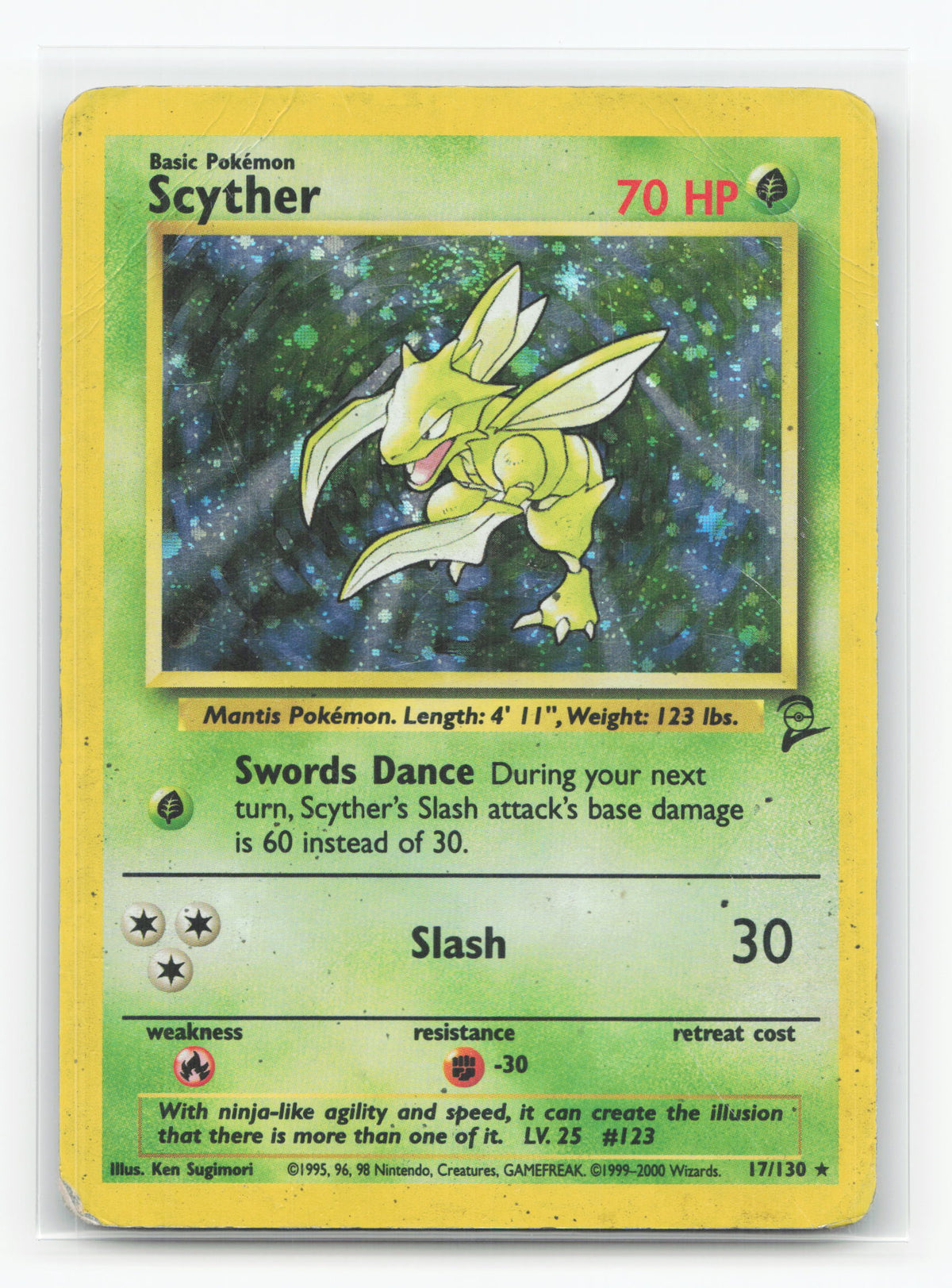 Scyther 17/130 - Base Set 2
