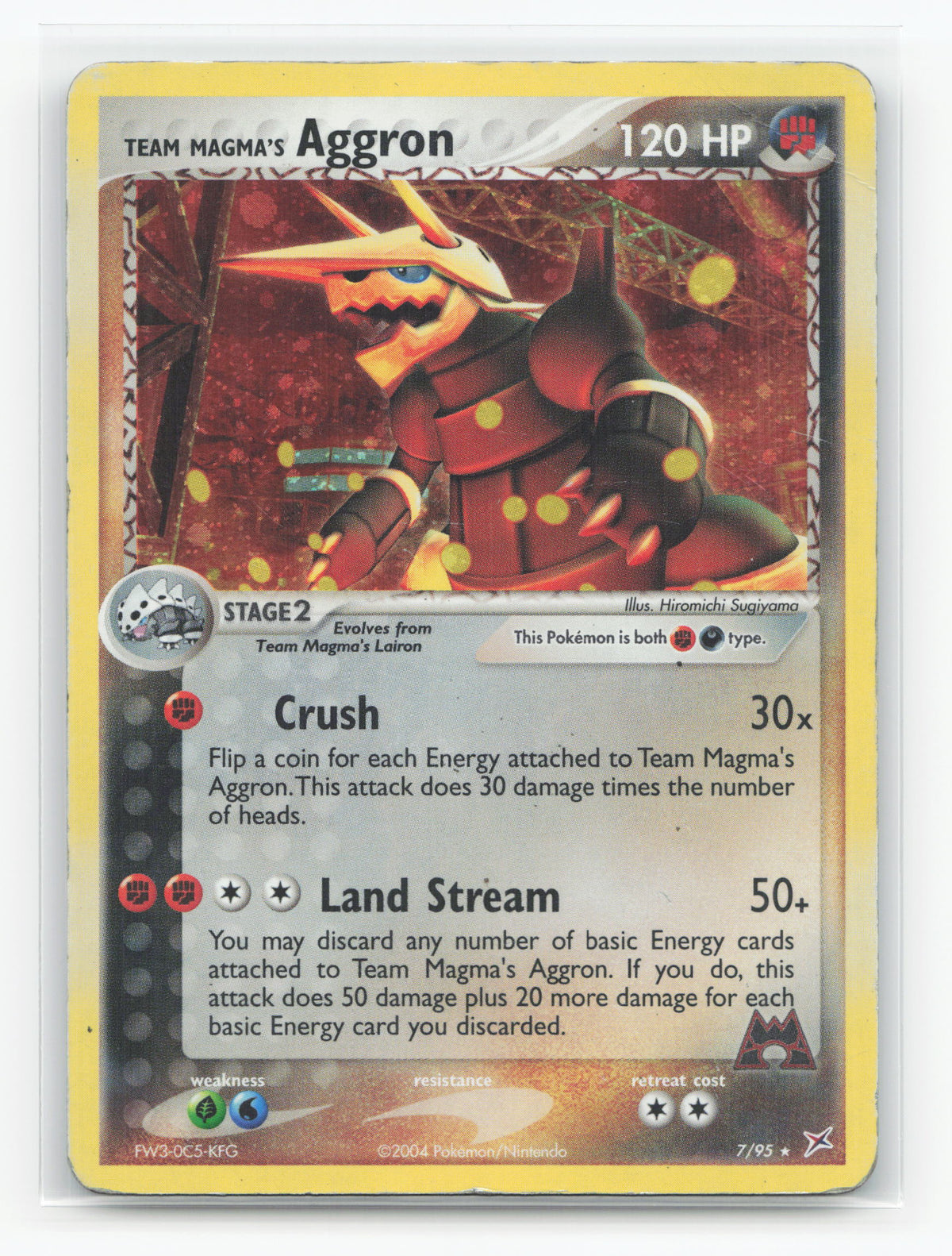Team Magma's Aggron 7/95 - Team Magma vs Team Aqua