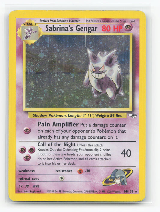 Sabrina's Gengar 14/132 - Gym Heroes