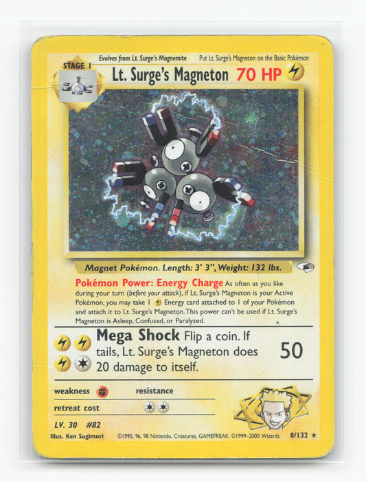 Lt. Surge's Magneton 8/132 - Gym Heroes