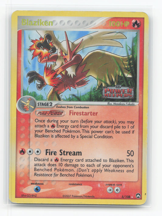 Blaziken 5/108 Reverse Holo - Power Keepers