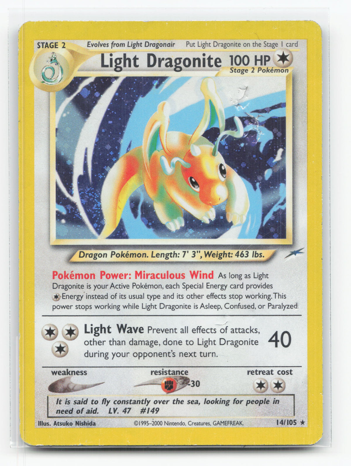Light Dragonite 14/105 - Neo Destiny