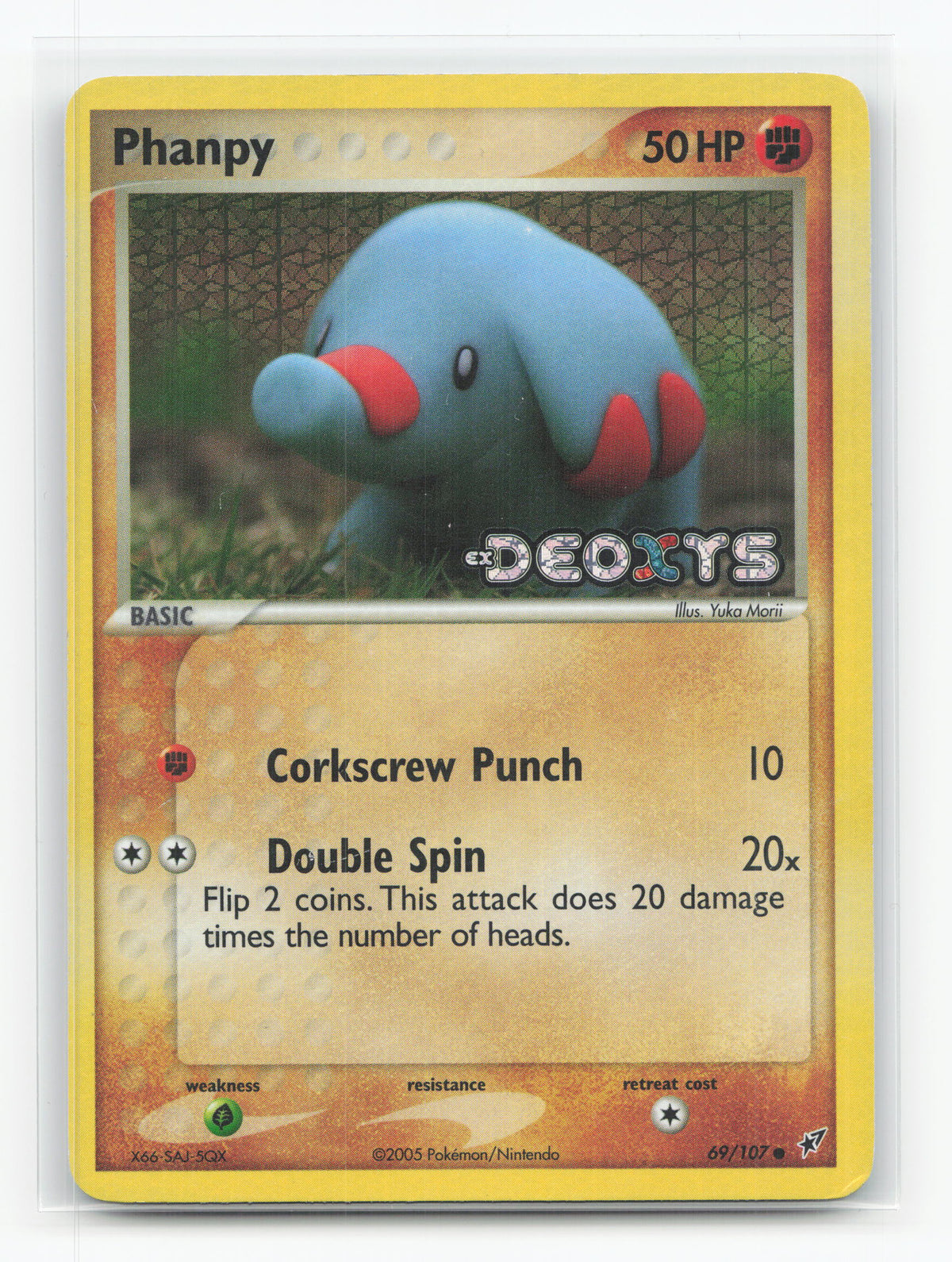 Phanpy 69/107 Reverse Holo - Deoxys