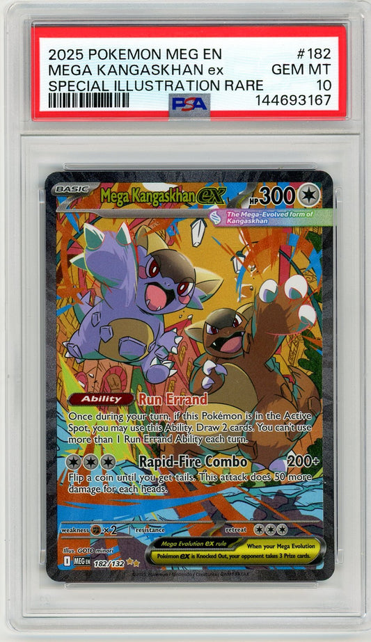 PSA 10 Mega Kangaskhan ex 182/132 - Mega Evolution