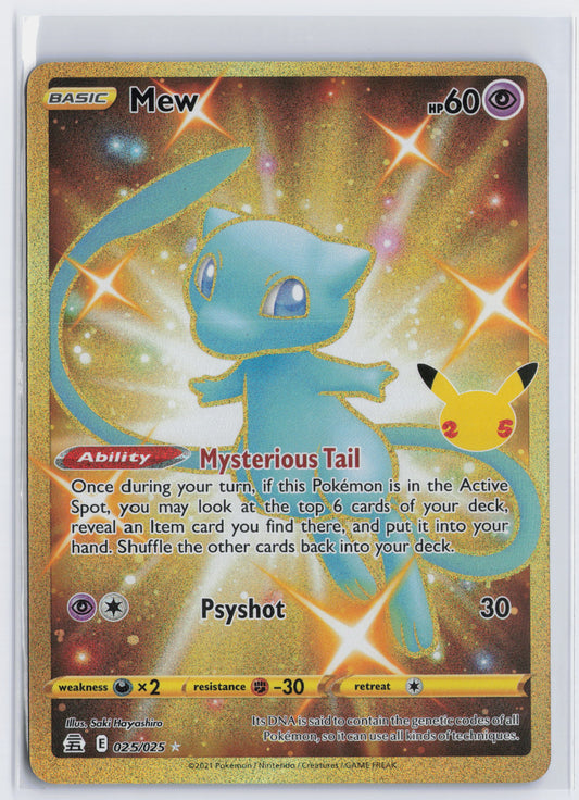 Mew - #25/25 - Pokémon Sword & Shield - Celebrations