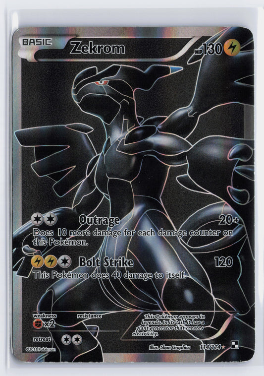 Zekrom - #114/114 - Pokémon Black & White - Base