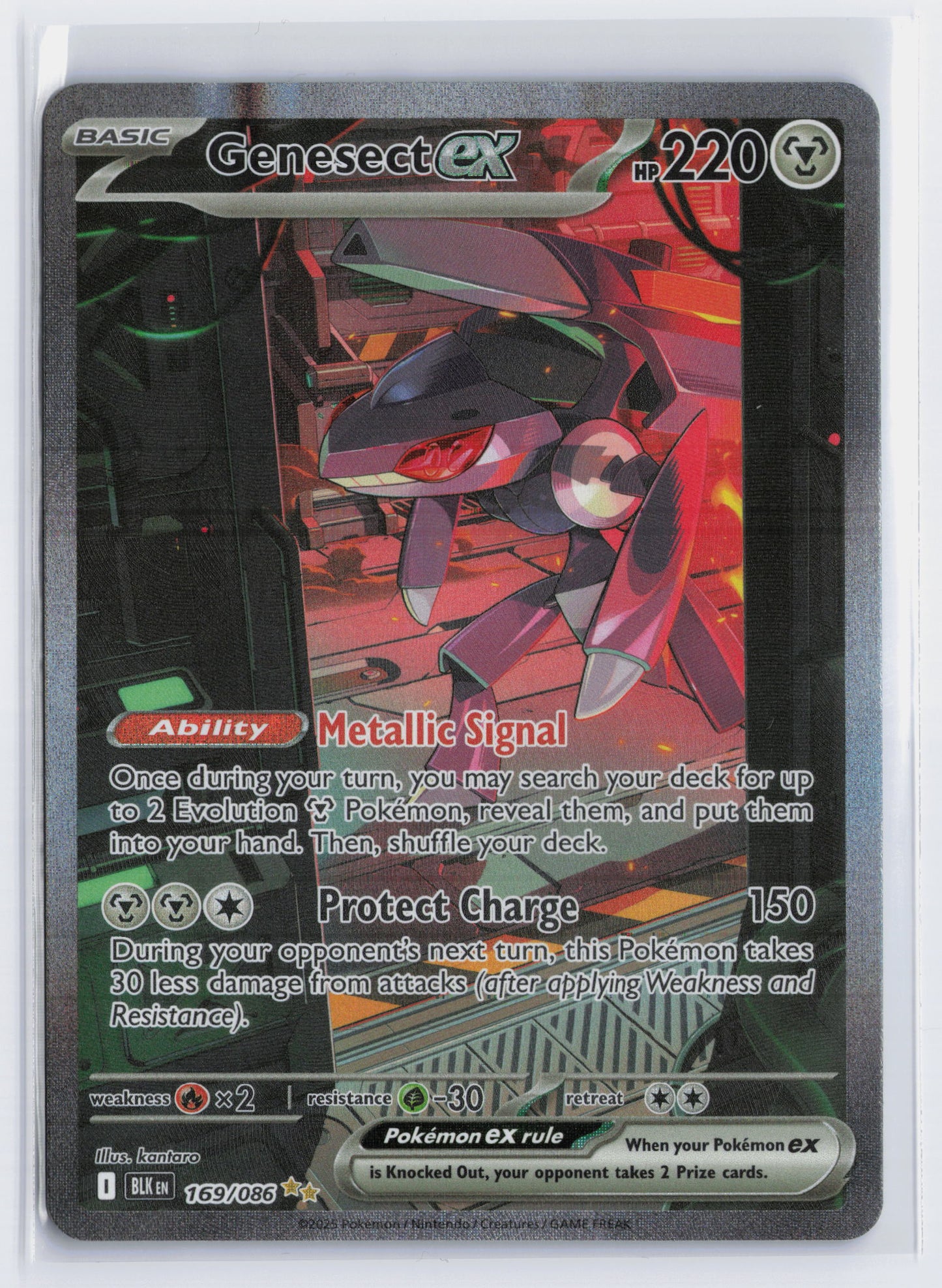 Genesect ex - #169/086 - Pokémon Scarlet & Violet - Black Bolt