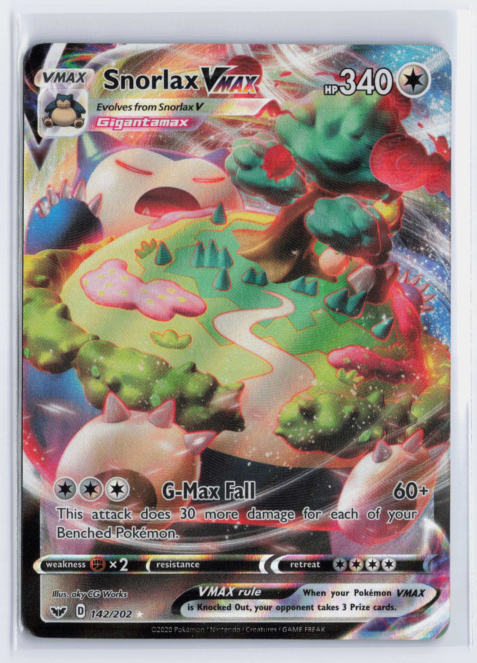 Snorlax VMAX - #142/202 - Pokémon Sword & Shield - Base