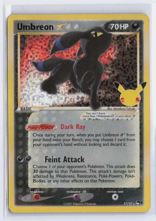 Umbreon Gold Star - #17 - Pokémon Sword & Shield - Celebrations