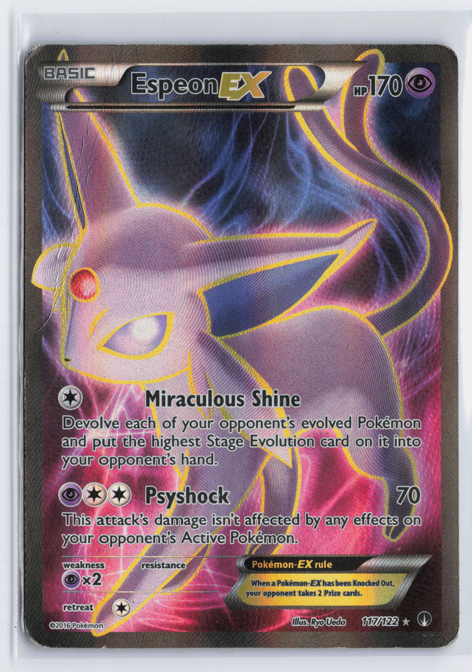 Espeon ex - #117/122 - Pokémon X & Y - BREAKpoint