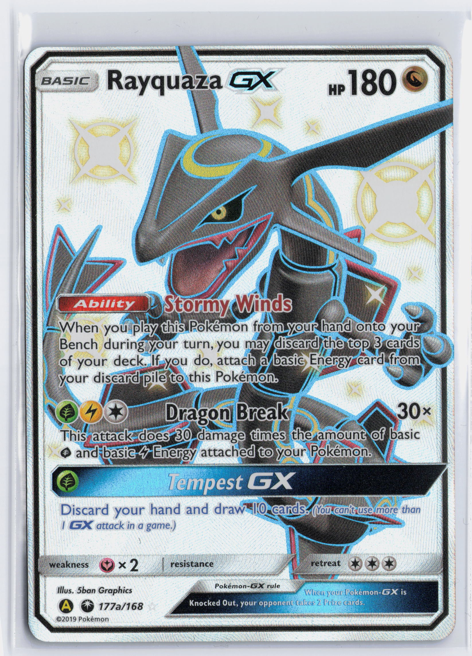 Rayquaza GX - #177a/168 - Pokémon Sun & Moon - Celestial Storm