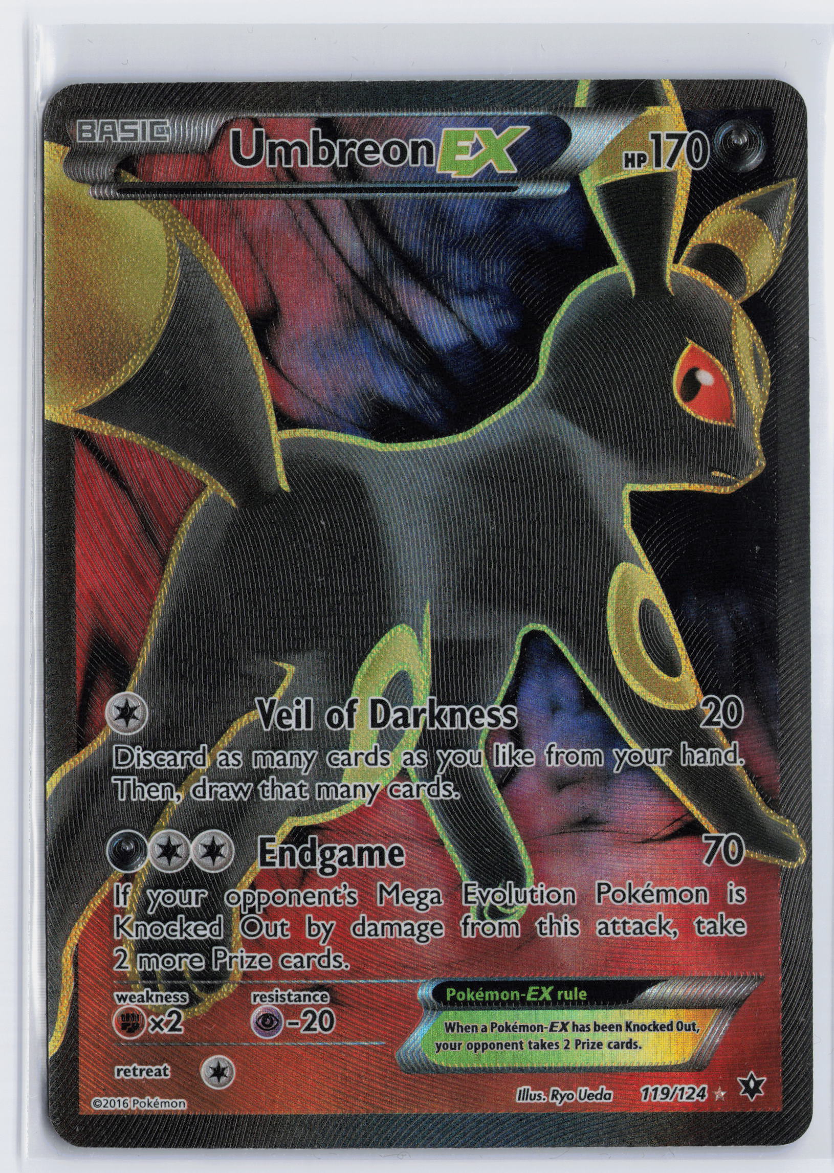 Umbreon ex - #119/124 - Pokémon X & Y - Fates Collide