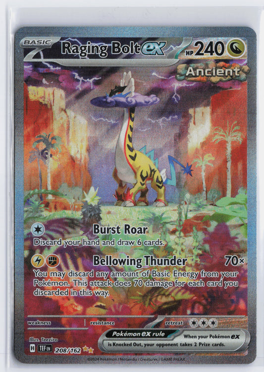 Raging Bolt ex - #208/162 - Pokémon Scarlet & Violet - Temporal Forces