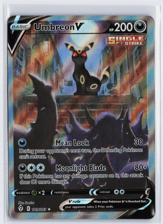 Umbreon V - #189/203 - Pokémon Sword & Shield - Evolving Skies