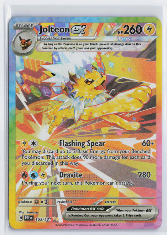 Jolteon ex - #153/131 - Pokémon Scarlet & Violet - Prismatic Evolution