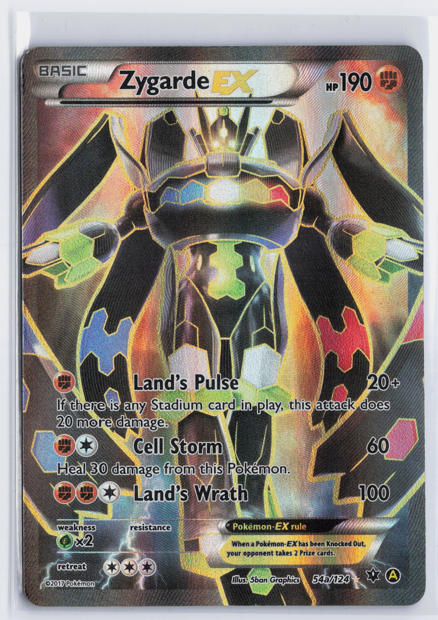 Zygarde ex - #54a/124 - Pokémon X & Y - Fates Collide