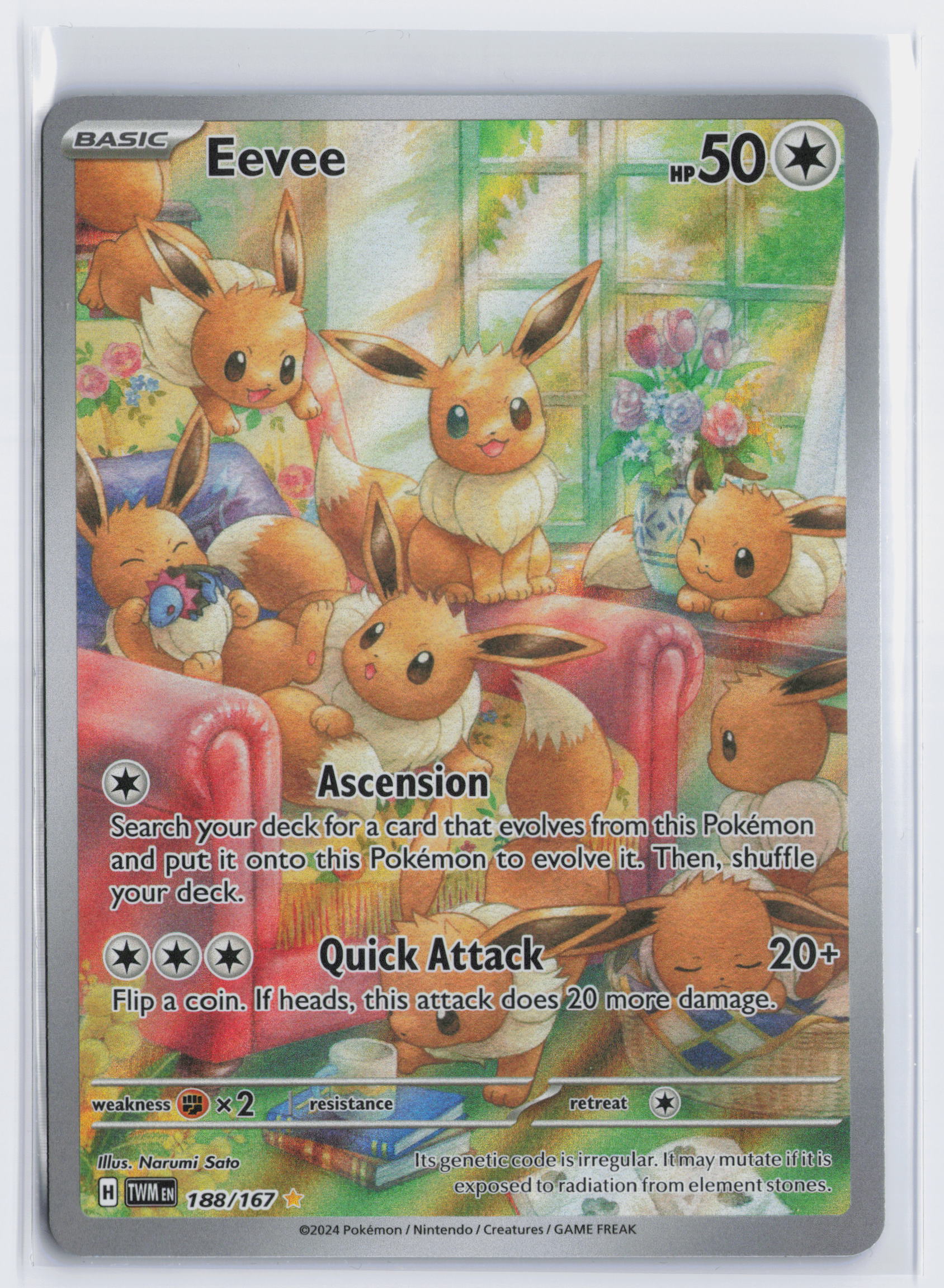 Eevee - #188/167 - Pokémon Scarlet & Violet - Twilight Masquerade