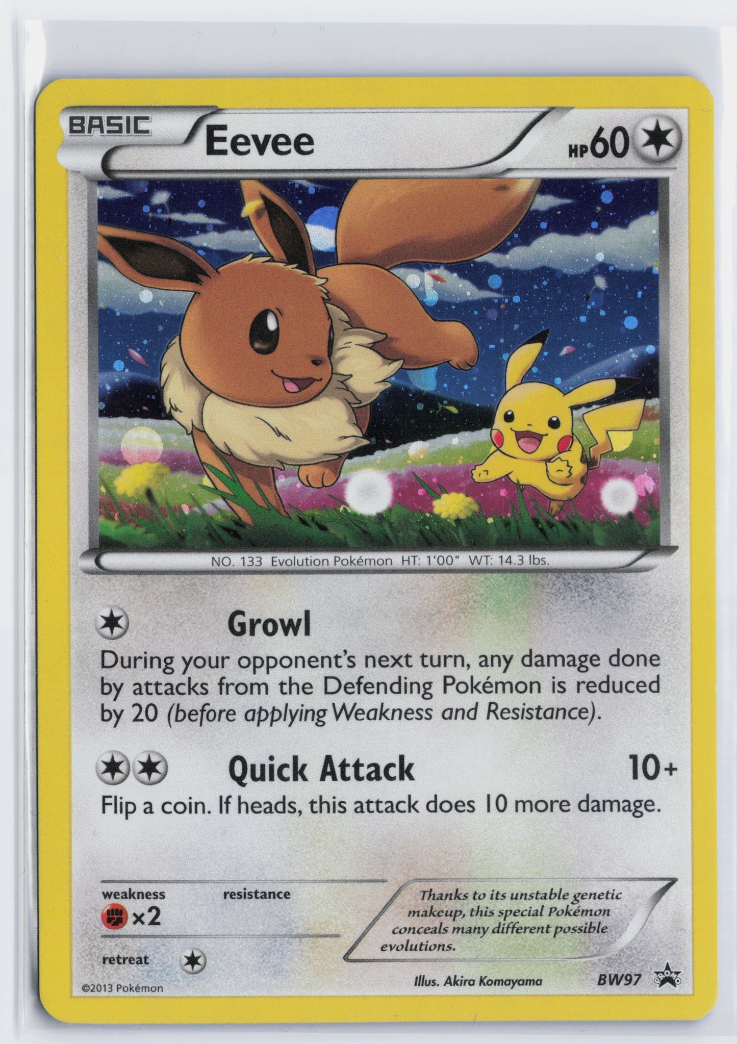 Eevee - #BW97 - Pokémon Black & White - Promo