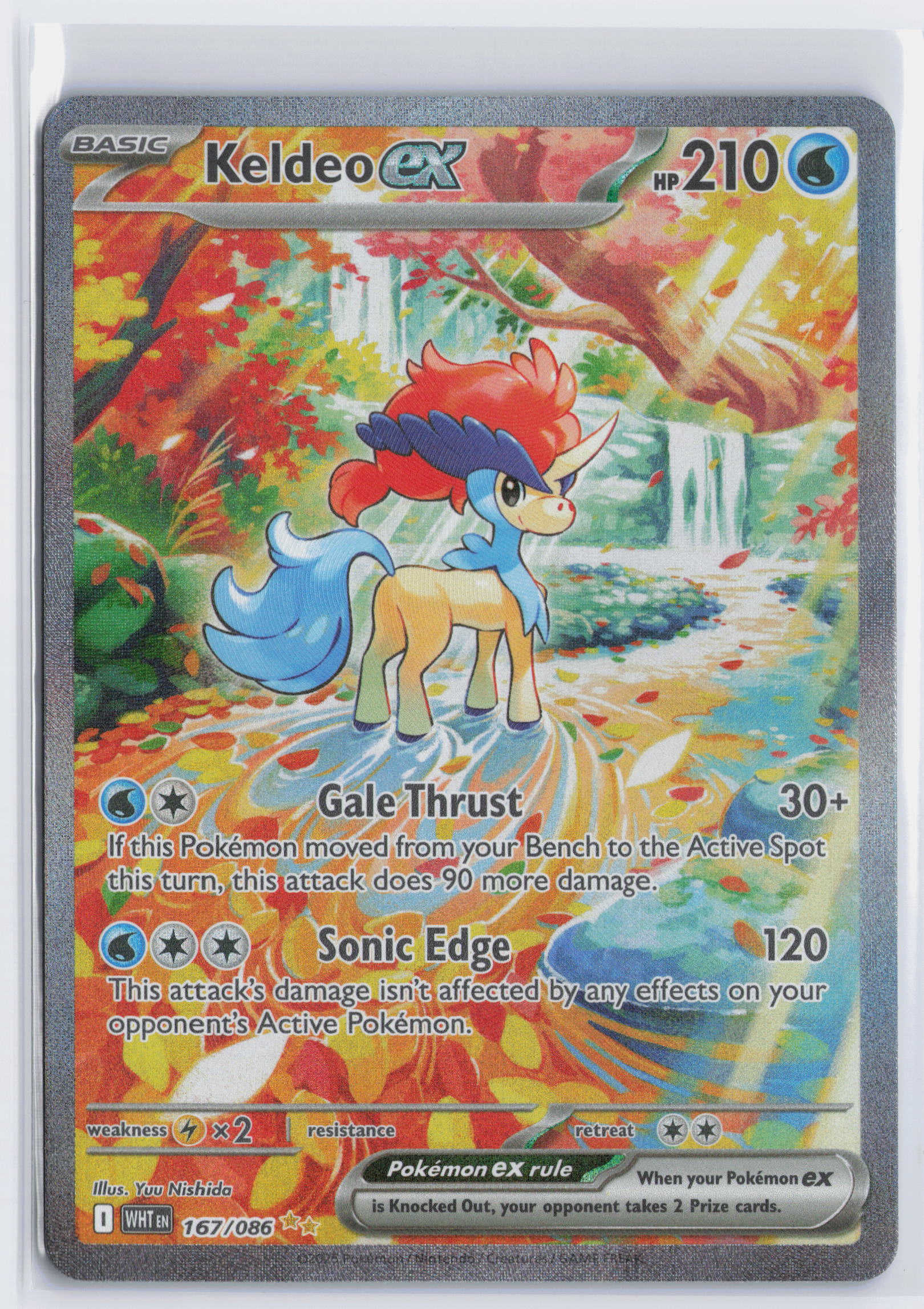 Keldeo ex - #167/086 - Pokémon Scarlet & Violet - White Flare