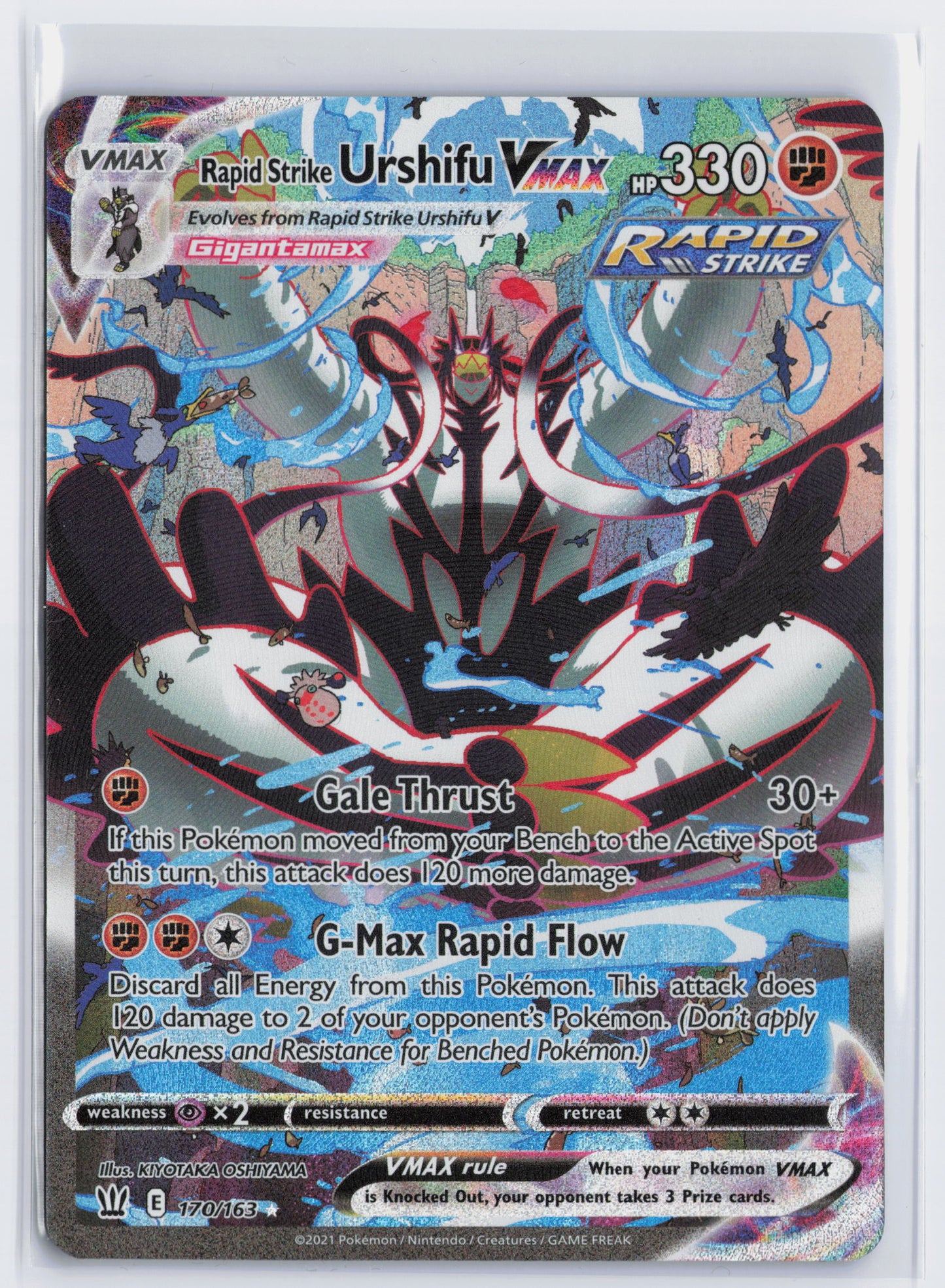 Rapid Strike Urshifu VMAX - #170/163 - Pokémon Sword & Shield - Battle Styles