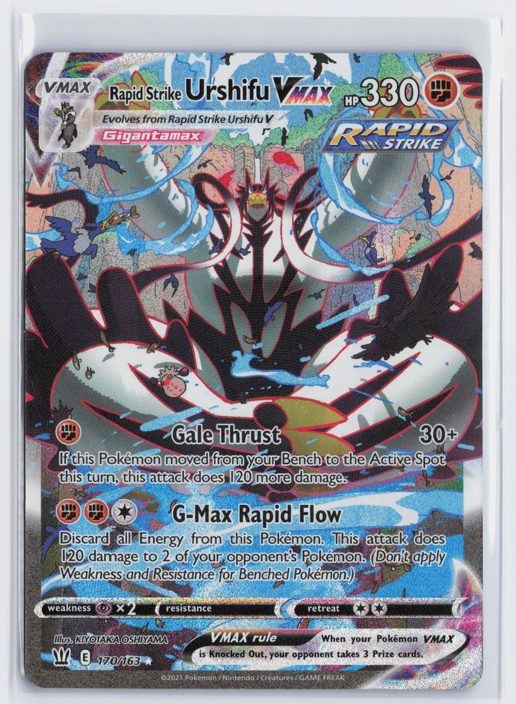 Rapid Strike Urshifu VMAX - #170/163 - Pokémon Sword & Shield - Battle Styles