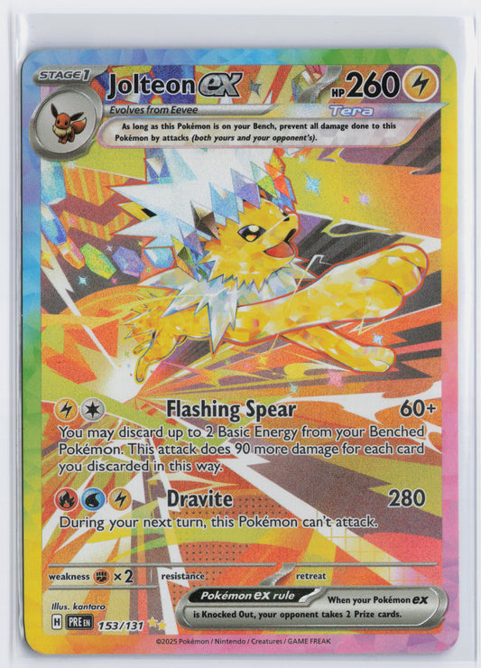 Jolteon ex - #153/131 - Pokémon Scarlet & Violet - Prismatic Evolution