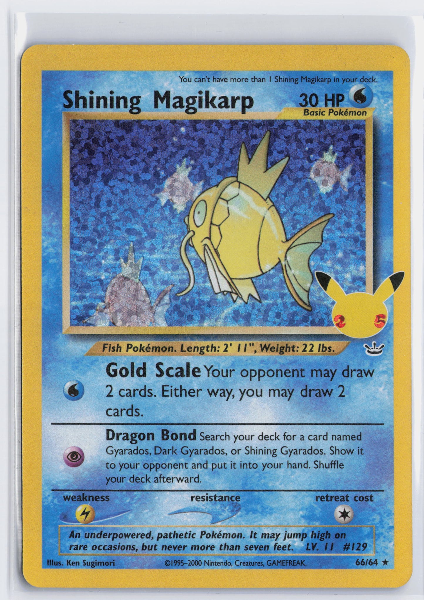 Shining Magikarp - #66 - Pokémon Sword & Shield - Celebrations