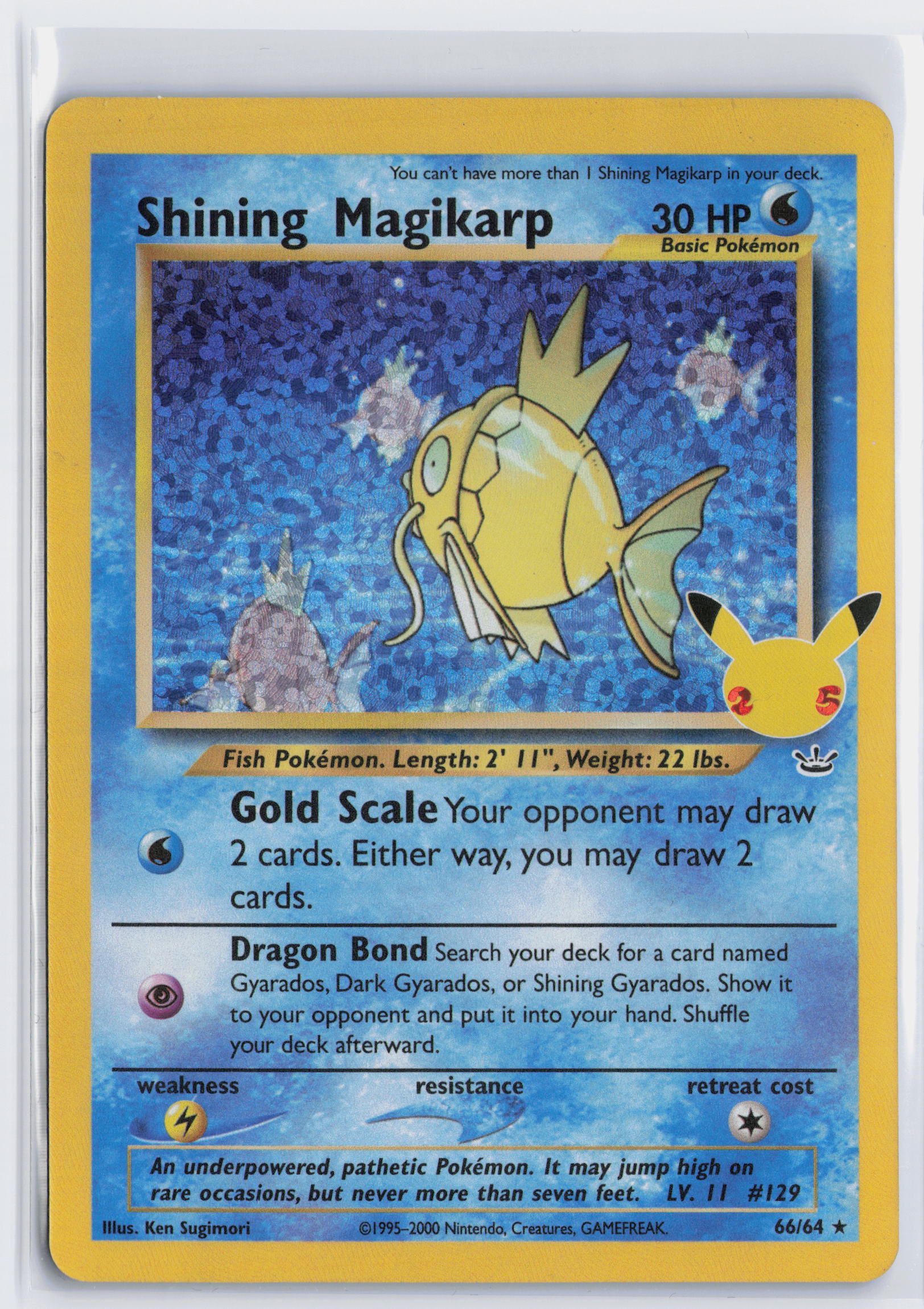 Shining Magikarp - #66 - Pokémon Sword & Shield - Celebrations