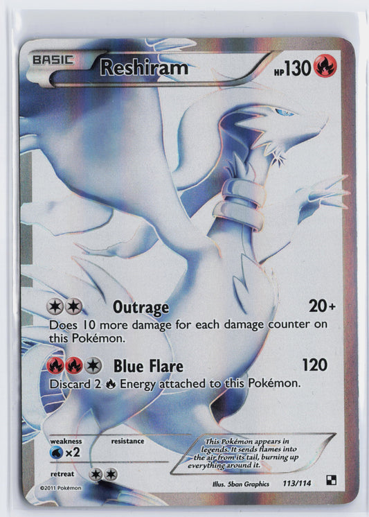 Reshiram - #113/114 - Pokémon Black & White - Base