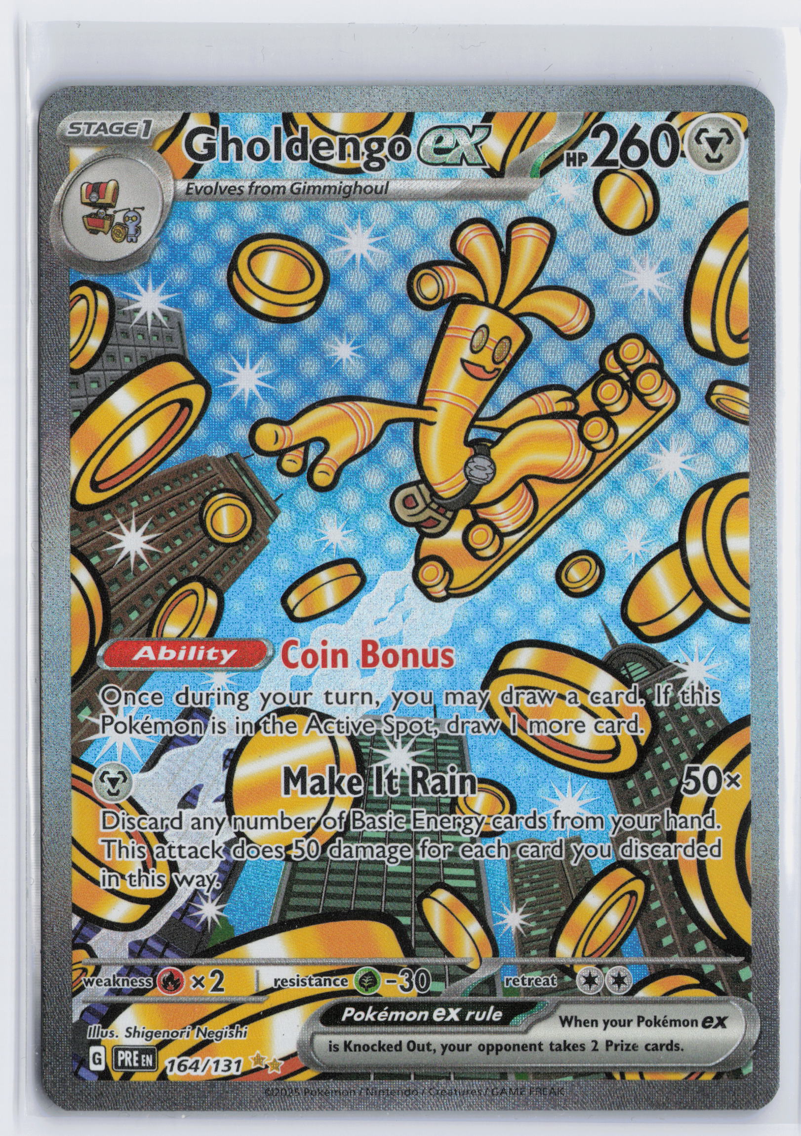 Gholdengo ex - #164/131 - Pokémon Scarlet & Violet - Prismatic Evolution