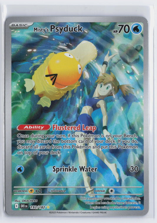 Misty's Psyduck - #193/182 - Pokémon Scarlet & Violet - Destined Rivals