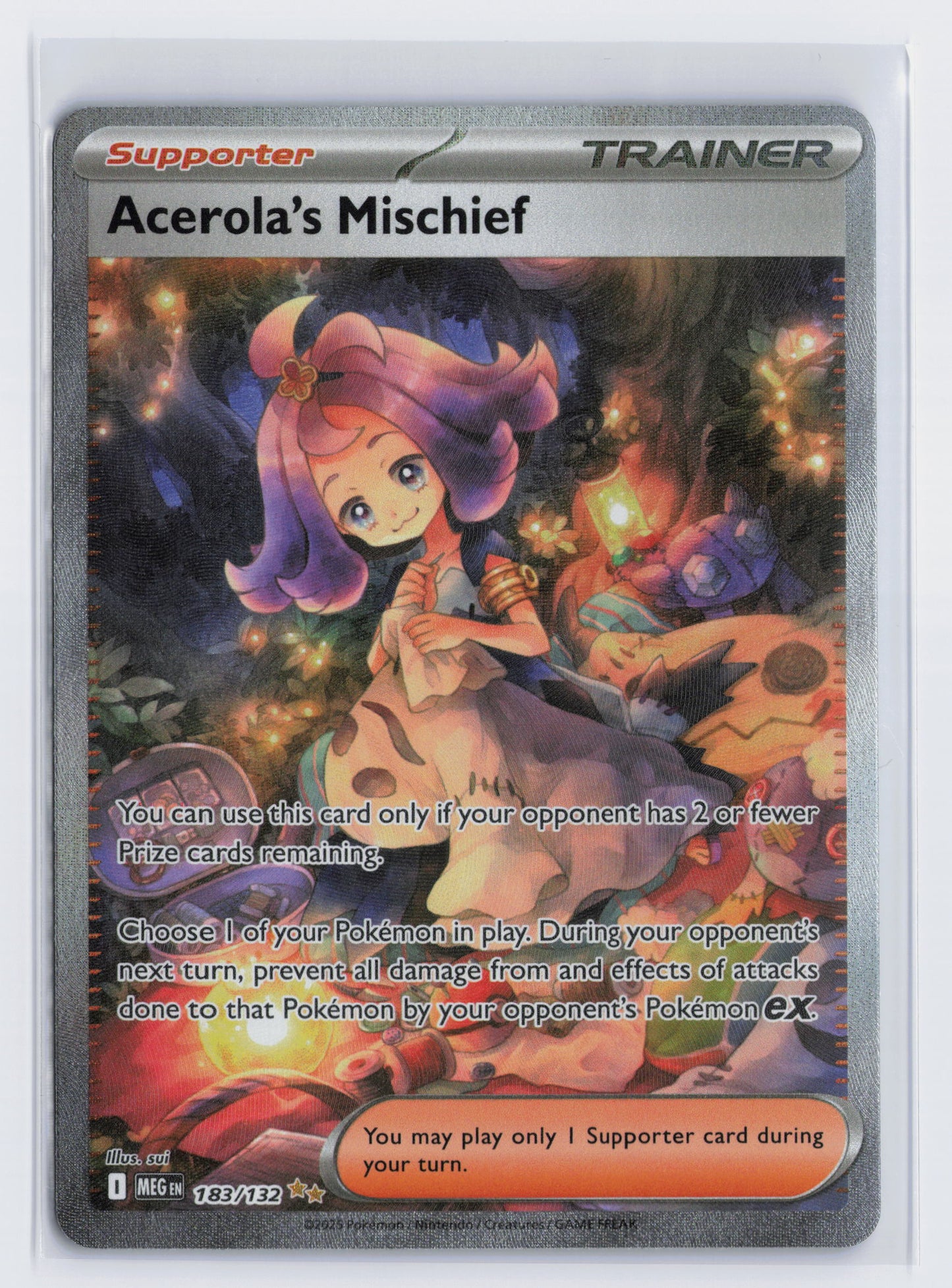 Acerola's Mischief - #183/132 - Mega Evolution - Base