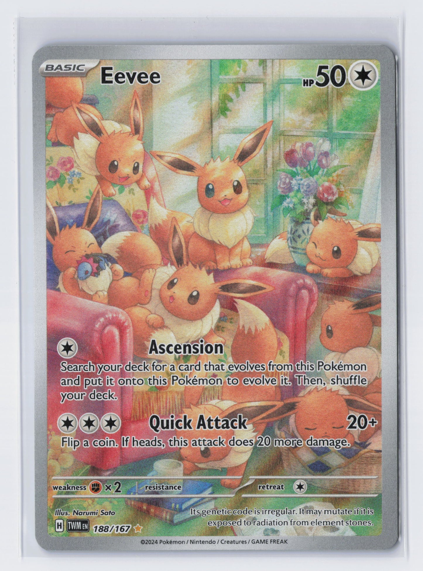 Eevee - #188/167 - Pokémon Scarlet & Violet - Twilight Masquerade