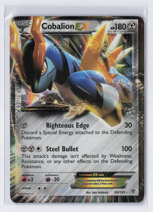 Cobalion Ex - #93/135 - Pokémon Black & White - Plasma Storm