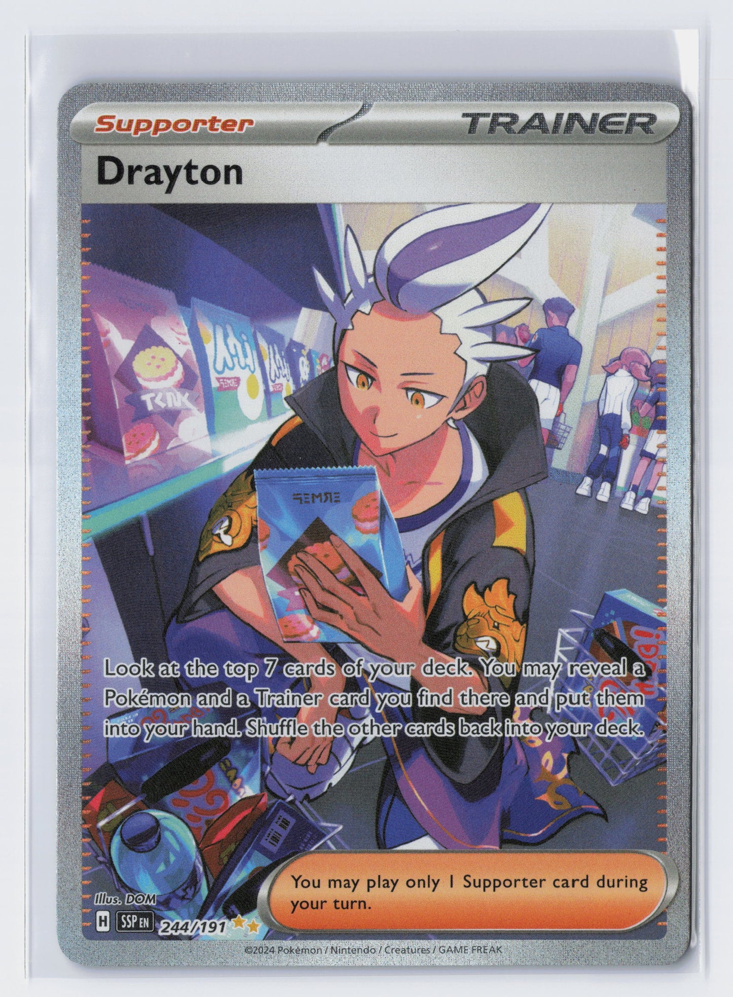 Drayton - #244/191 - Pokémon Scarlet & Violet - Surging Sparks