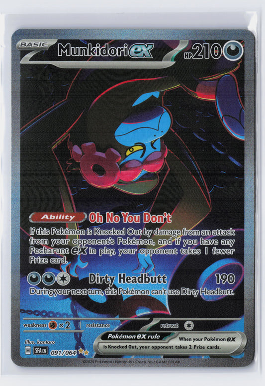 Munkidori ex - #91/64 - Pokémon Scarlet & Violet - Shrouded Fable