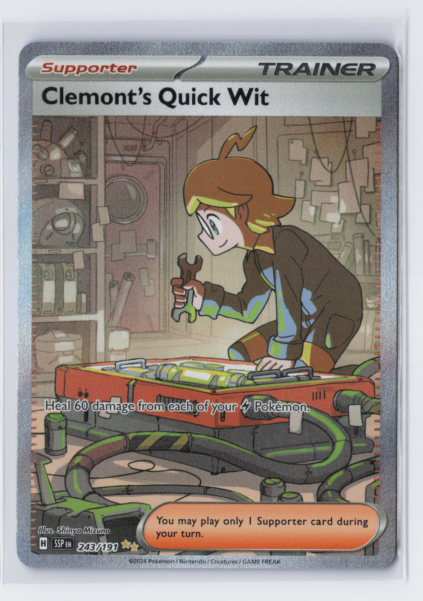 Clemont's Quick Witt - #243/191 - Pokémon Scarlet & Violet - Surging Sparks