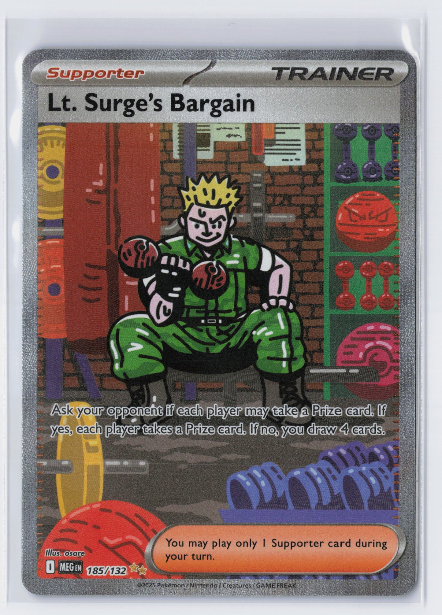 Lt. Surge's Bargain - #185/132 - Mega Evolution - Base