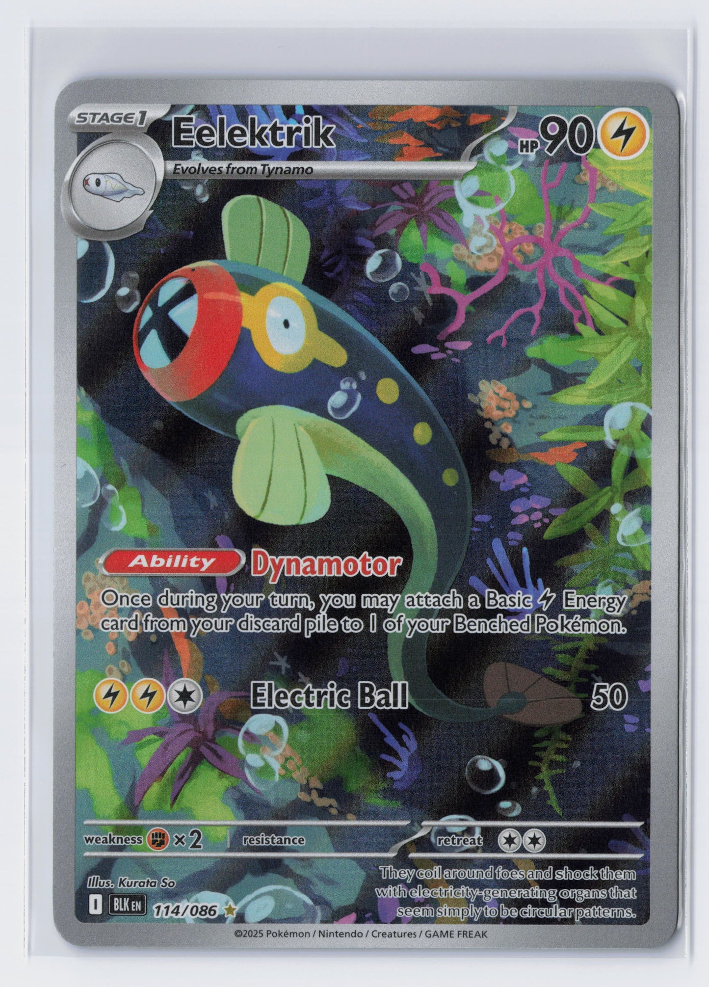 Eelektrik - #114/086 - Pokémon Scarlet & Violet - Black Bolt