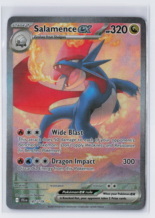 Salamence ex - #187/159 - Pokémon Scarlet & Violet - Journey Together