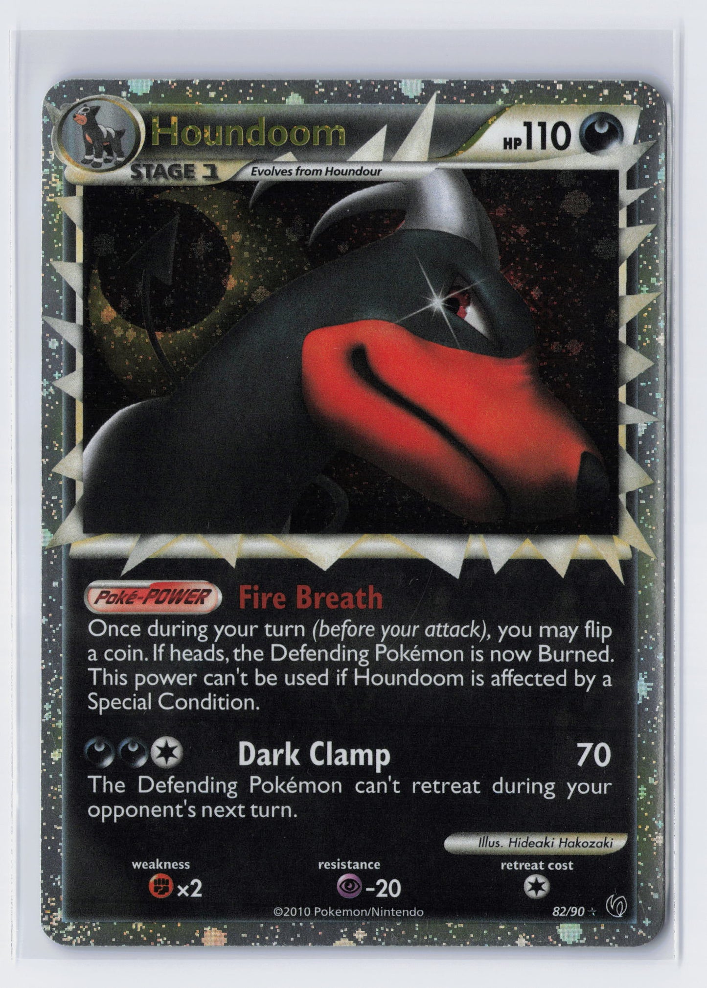 Houndoom - #82/90 - Pokémon HeartGold & SoulSilver - Undaunted