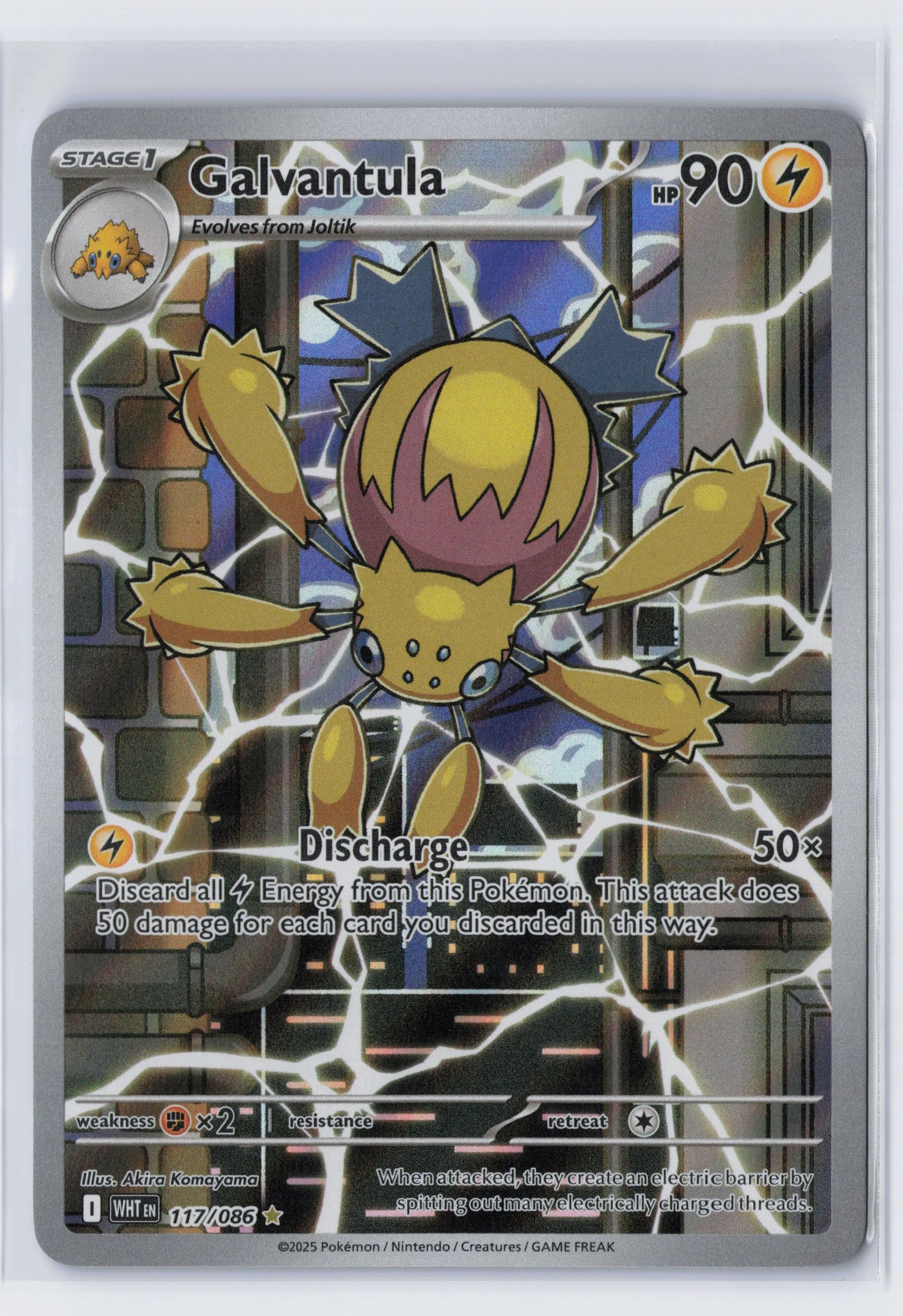 Galvantula - #117/086 - Pokémon Scarlet & Violet - White Flare