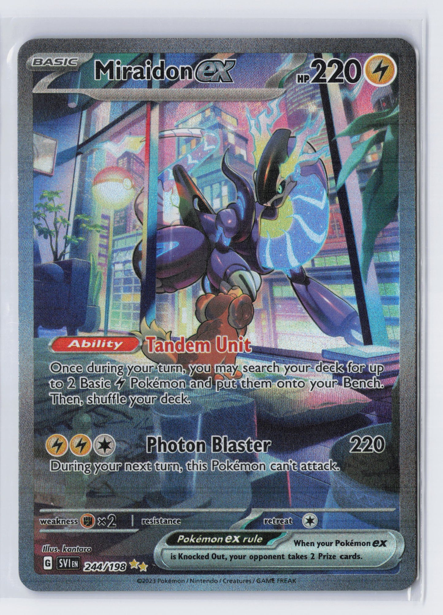 Miaridon ex - #244/198 - Pokémon Scarlet & Violet - Scarlet & Violet